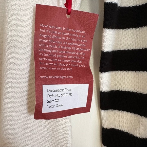 Never Fair Isle Snowflake Quarter Zip Knit Pullover Sweater Size XS - Picture 13 of 15